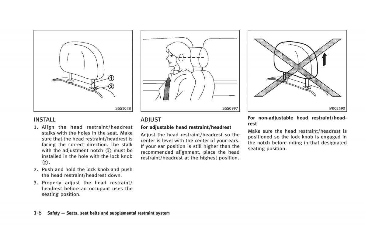 Infiniti Q50 Hybrid owners manual / page 39