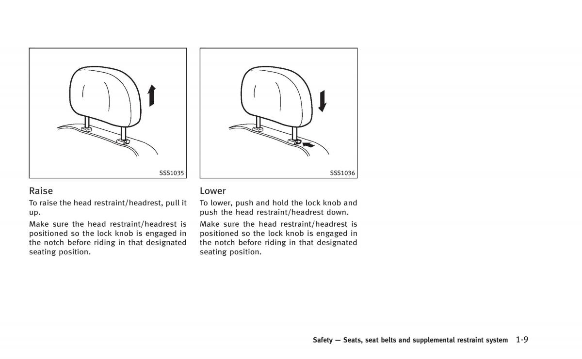 Infiniti Q50 Hybrid owners manual / page 40