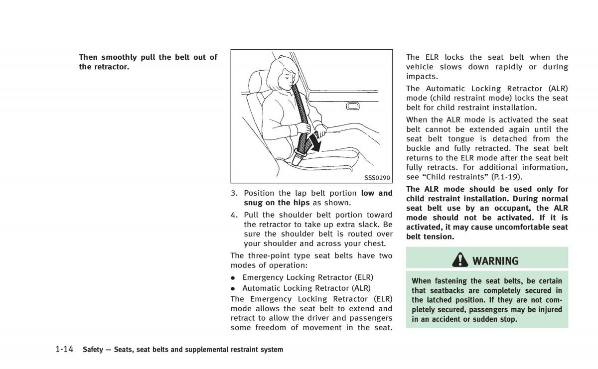 Infiniti Q50 Hybrid owners manual / page 45