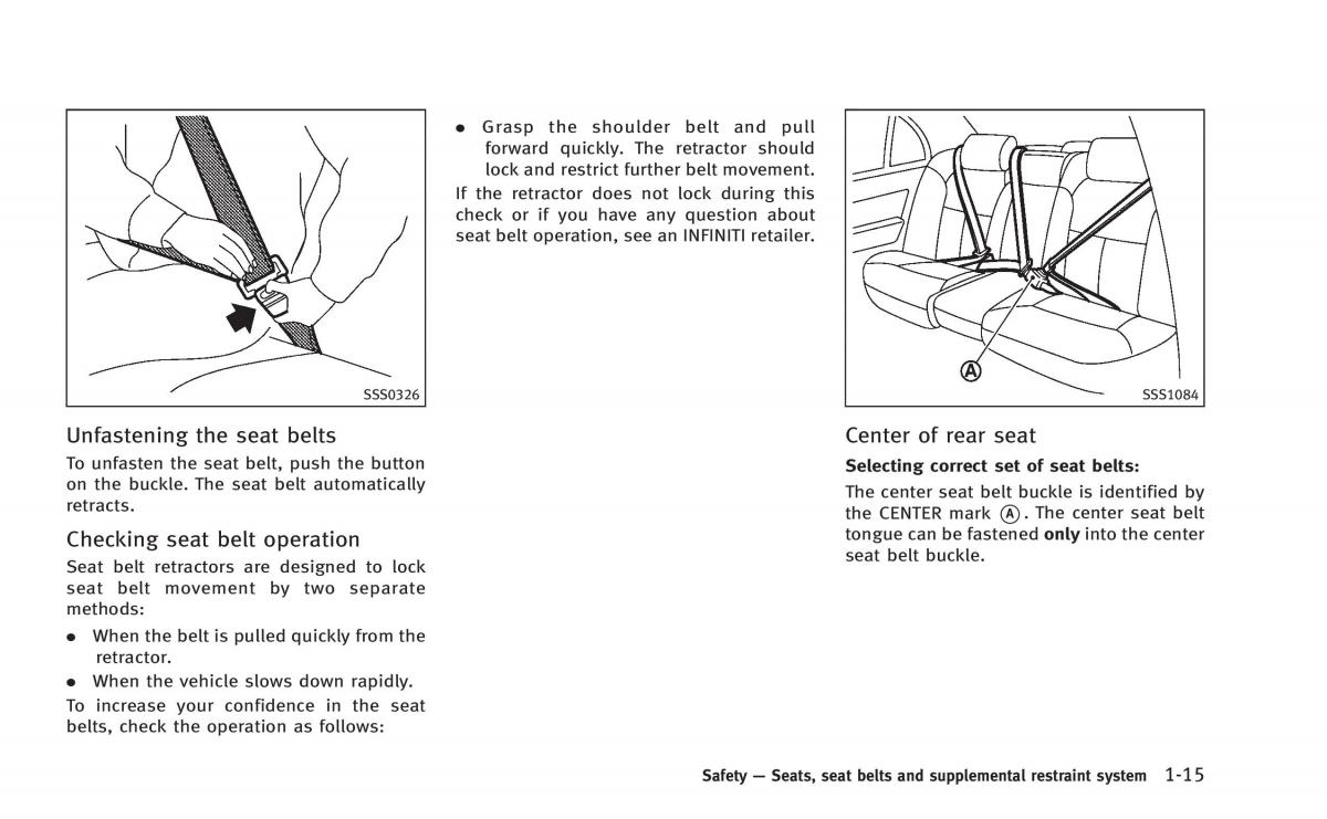 Infiniti Q50 Hybrid owners manual / page 46