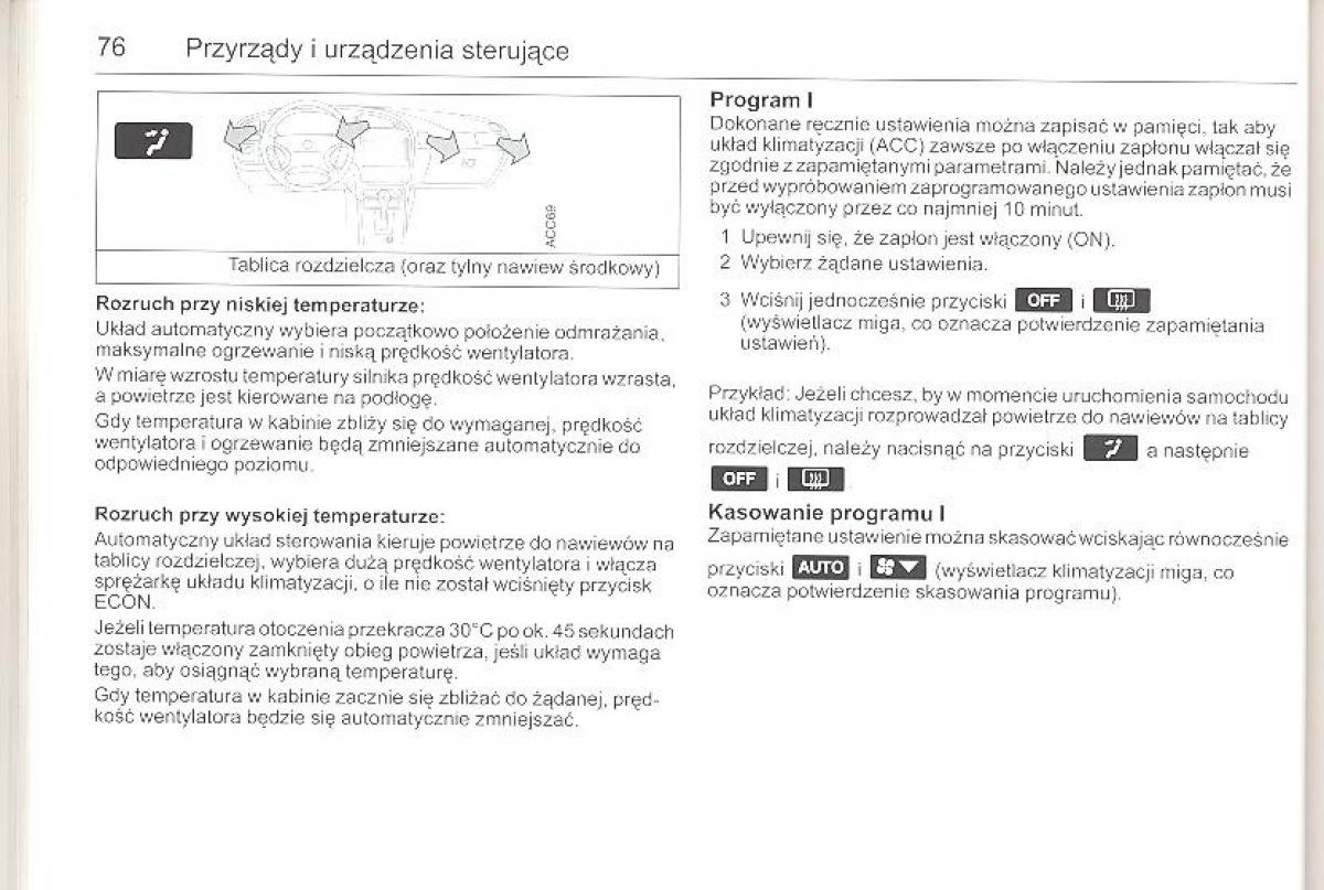 Saab 9 5 I 1 YS3E instrukcja obslugi / page 75