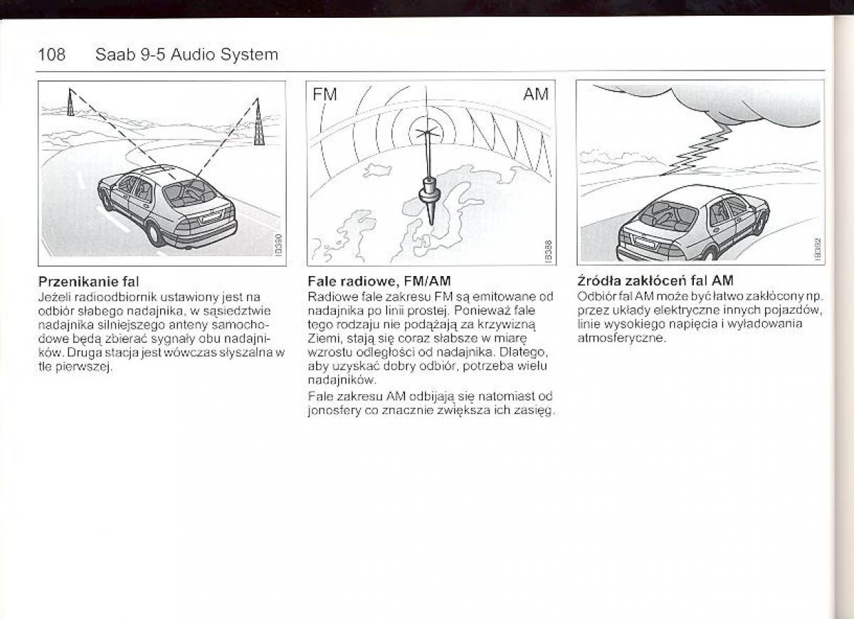 Saab 9 5 I 1 YS3E instrukcja obslugi / page 107