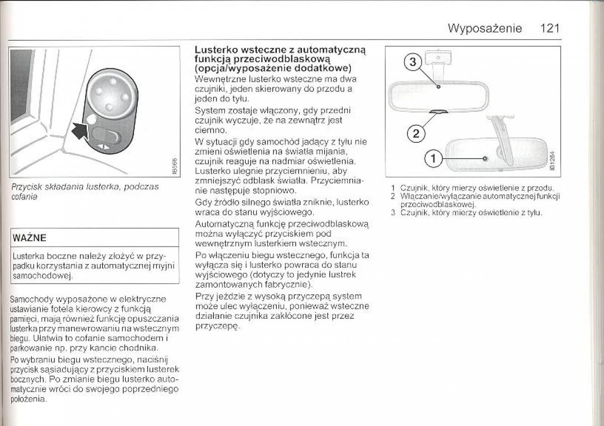 Saab 9 5 I 1 YS3E instrukcja obslugi / page 120