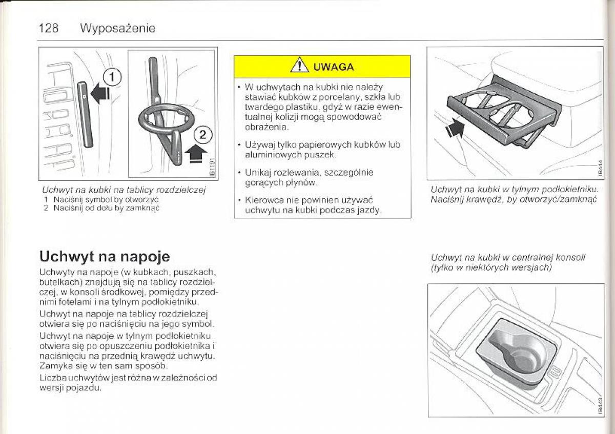 Saab 9 5 I 1 YS3E instrukcja obslugi / page 127