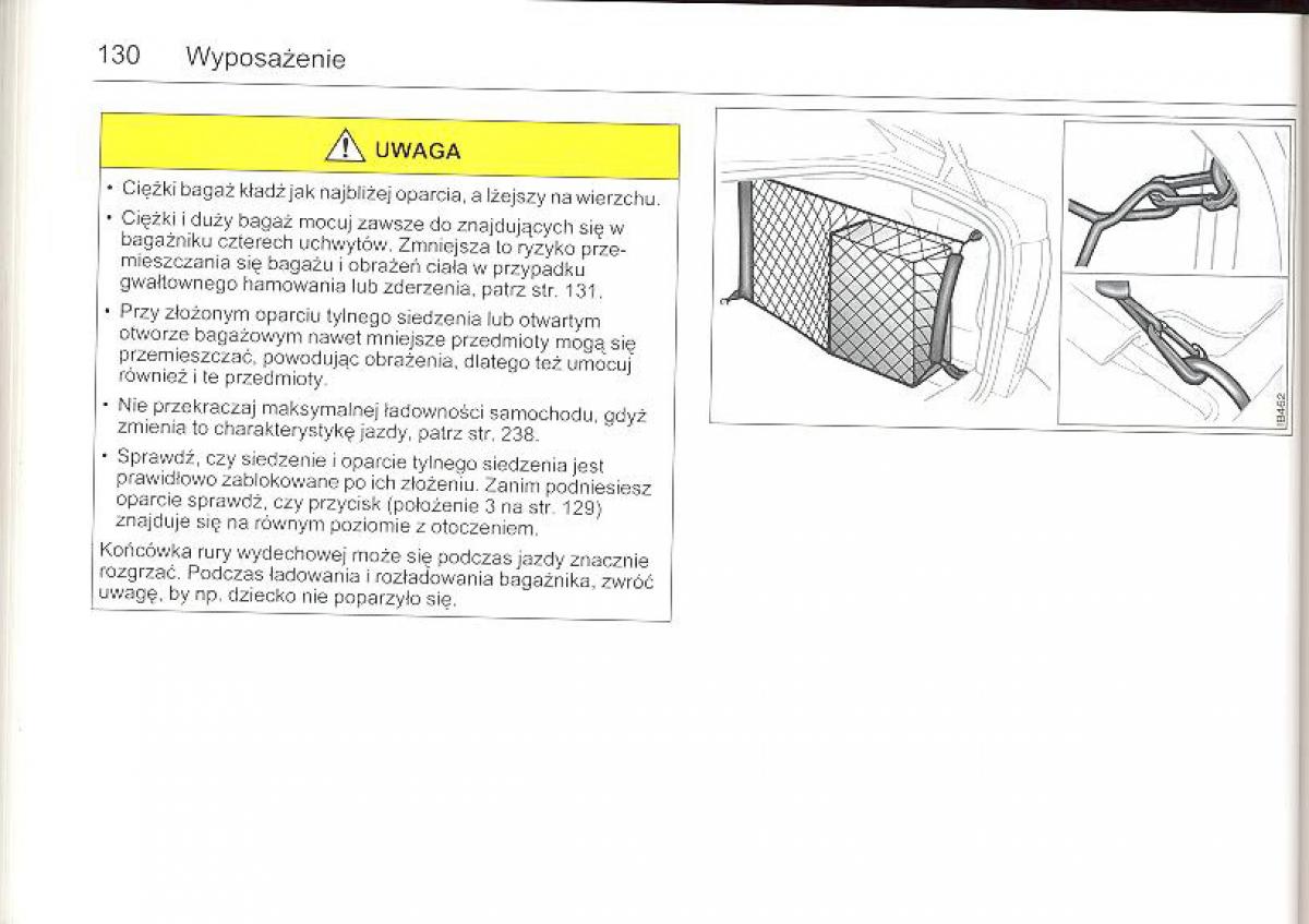 Saab 9 5 I 1 YS3E instrukcja obslugi / page 129