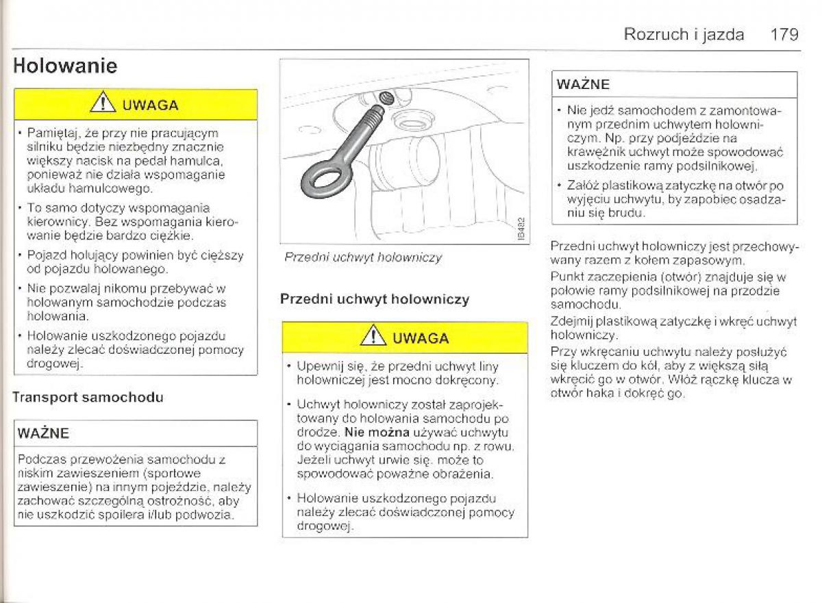 Saab 9 5 I 1 YS3E instrukcja obslugi / page 178