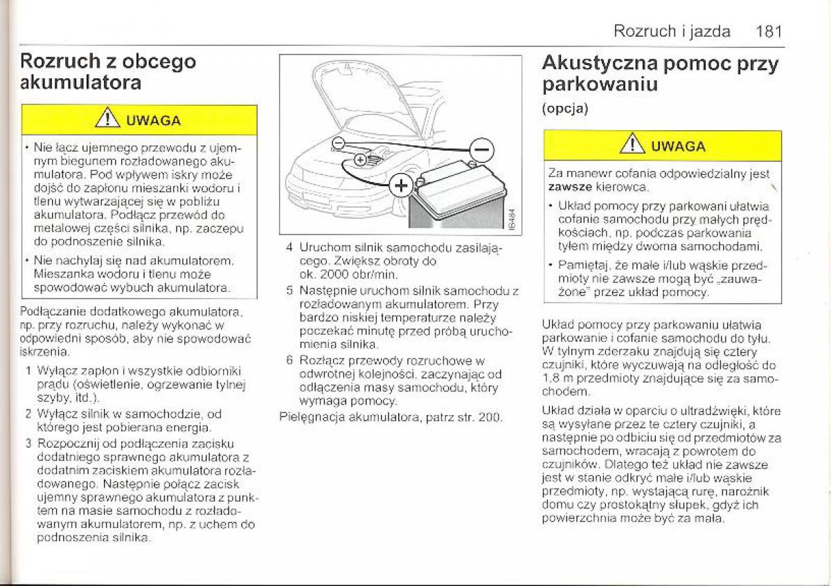 Saab 9 5 I 1 YS3E instrukcja obslugi / page 180