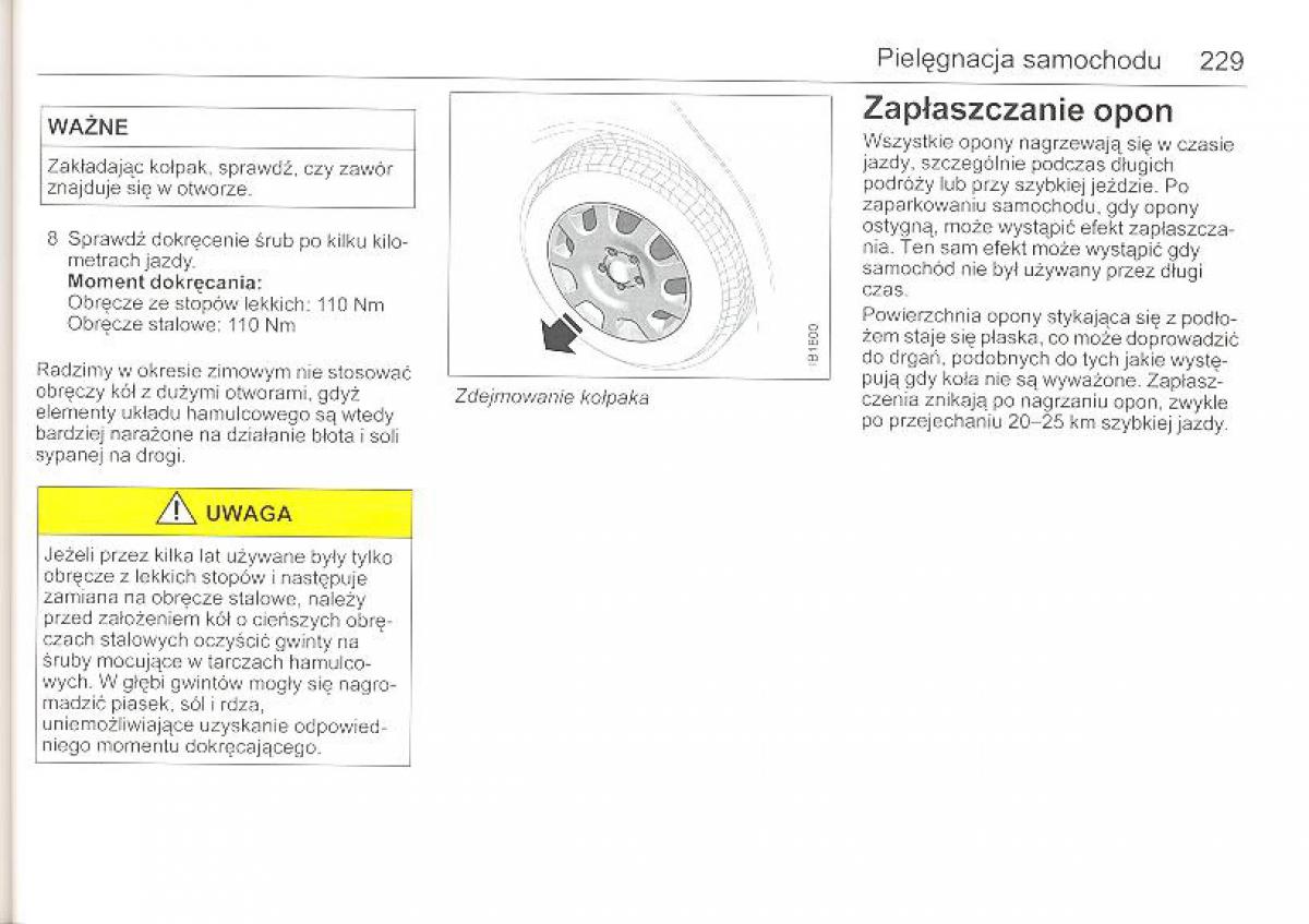 Saab 9 5 I 1 YS3E instrukcja obslugi / page 228