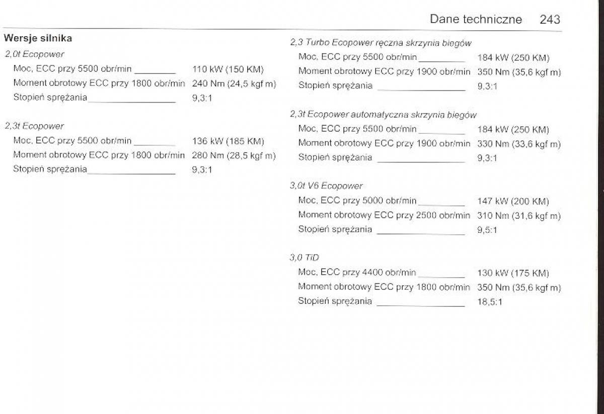 Saab 9 5 I 1 YS3E instrukcja obslugi / page 242