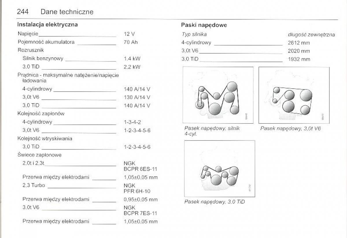 Saab 9 5 I 1 YS3E instrukcja obslugi / page 243