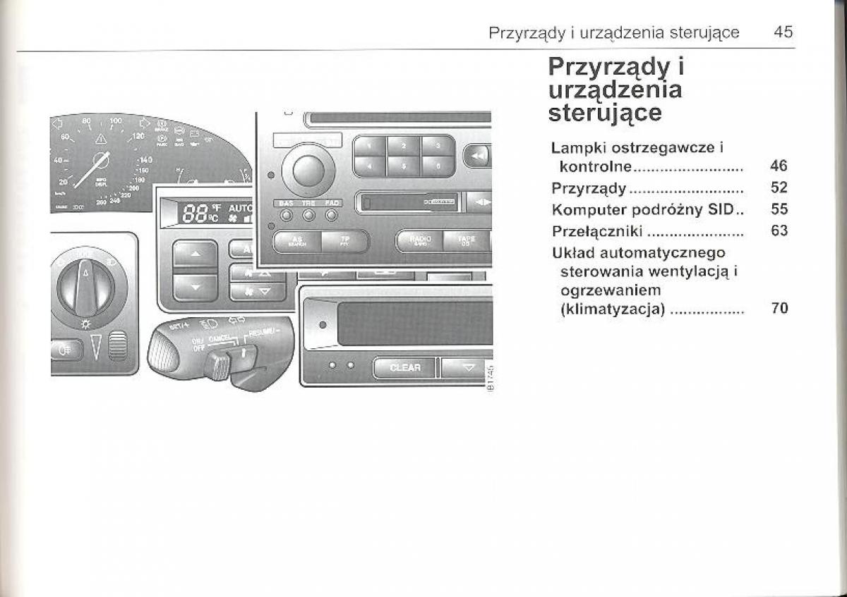 Saab 9 5 I 1 YS3E instrukcja obslugi / page 44