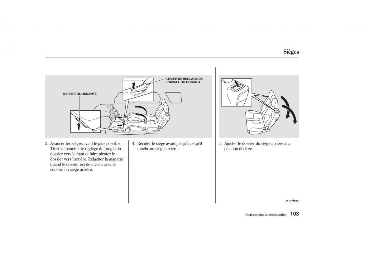 Honda CR V II 2 manuel du proprietaire / page 102