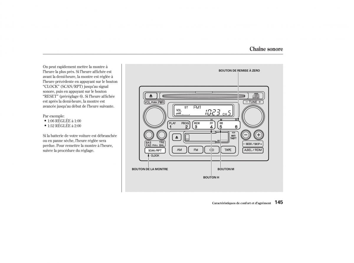 Honda CR V II 2 manuel du proprietaire / page 144