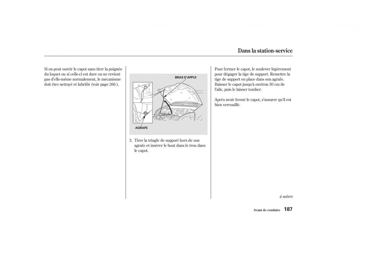 Honda CR V II 2 manuel du proprietaire / page 186