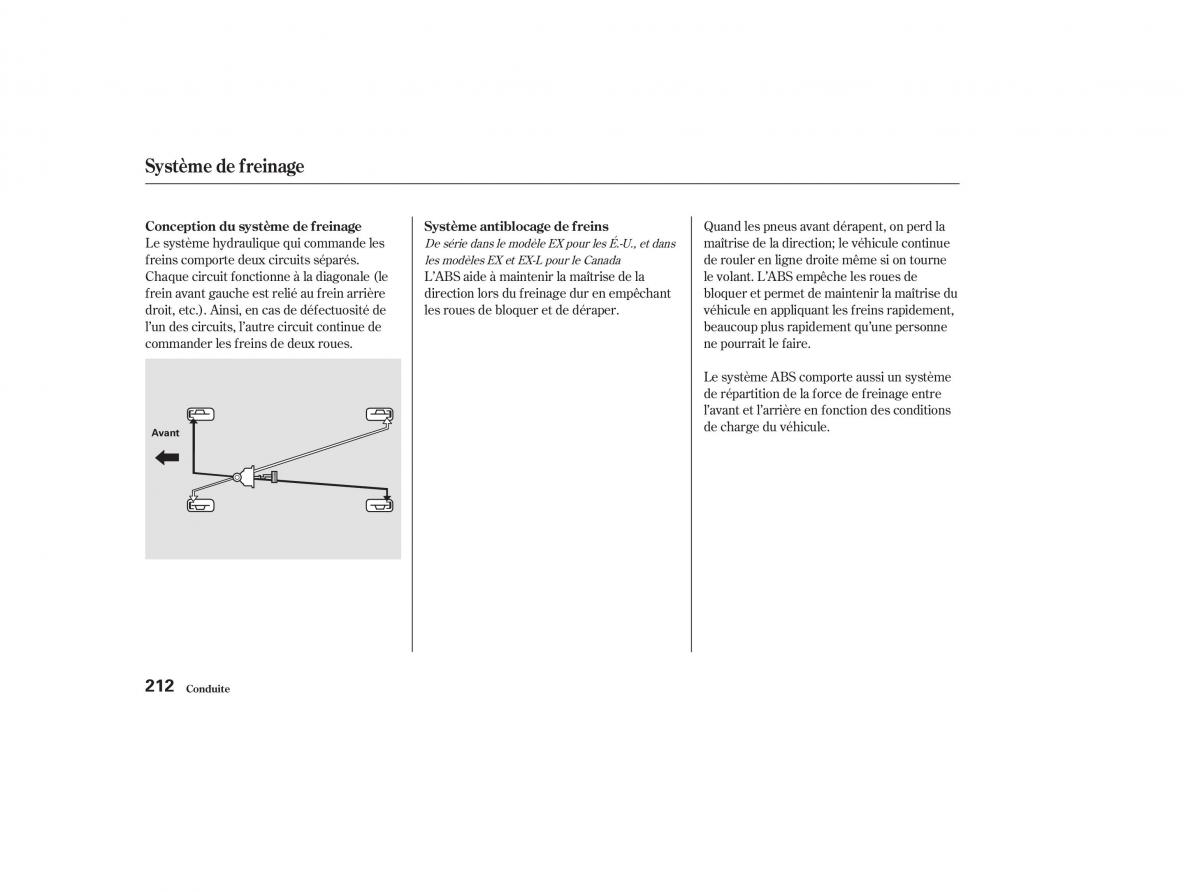 Honda CR V II 2 manuel du proprietaire / page 211