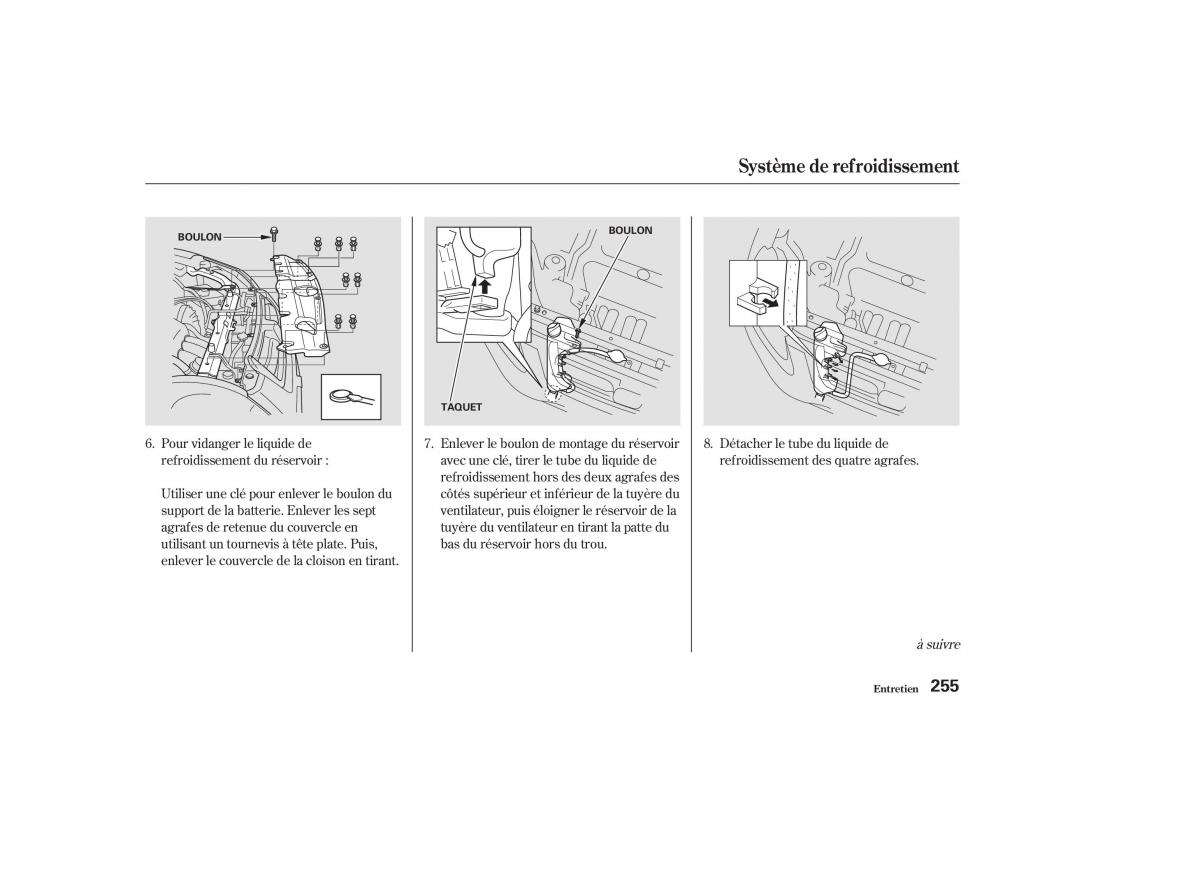 Honda CR V II 2 manuel du proprietaire / page 254