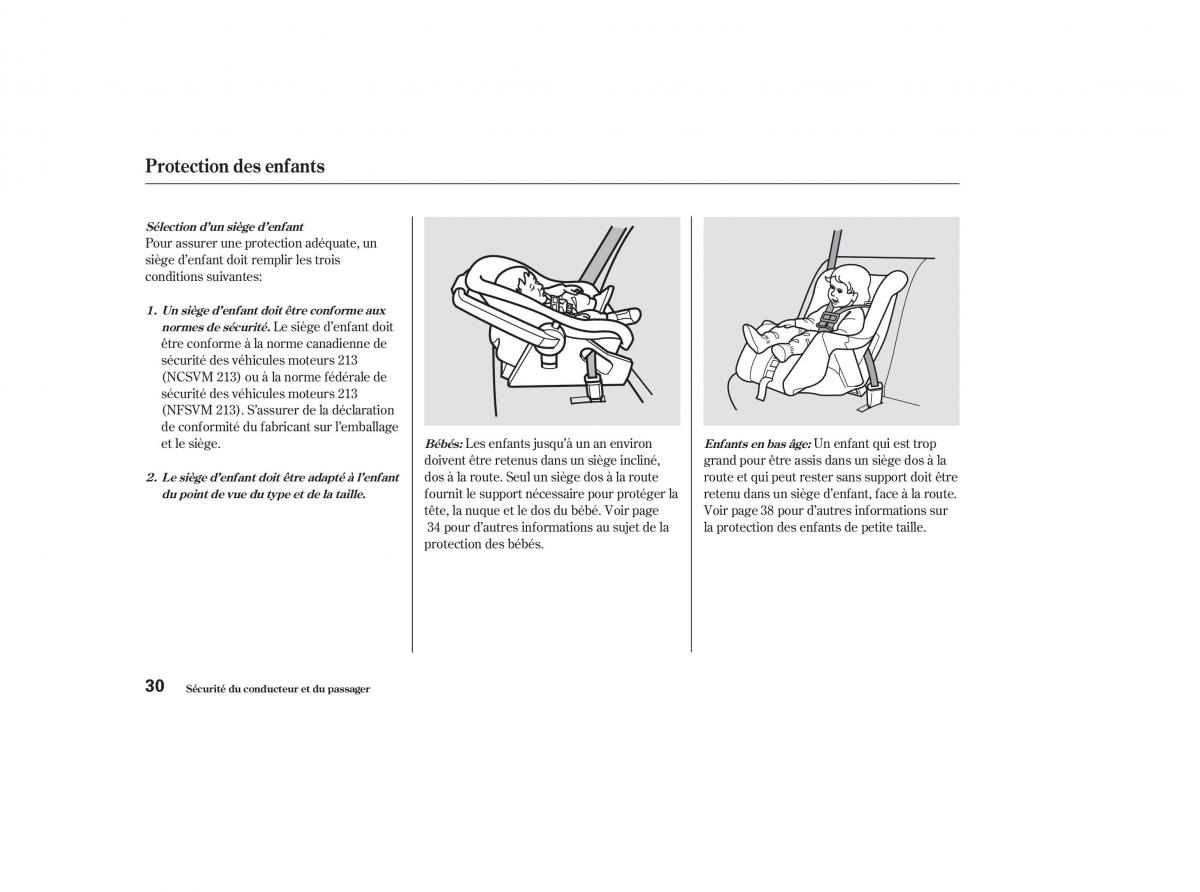 Honda CR V II 2 manuel du proprietaire / page 29