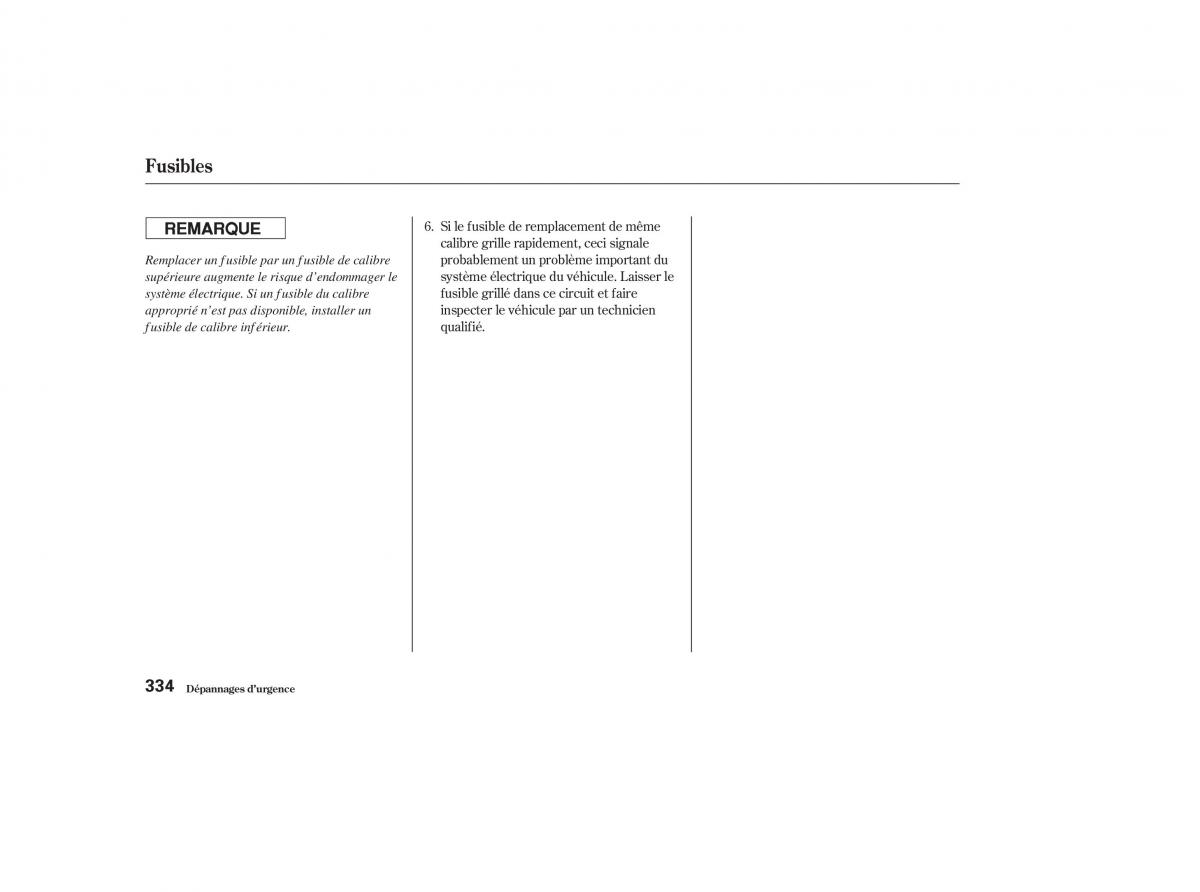 Honda CR V II 2 manuel du proprietaire / page 333