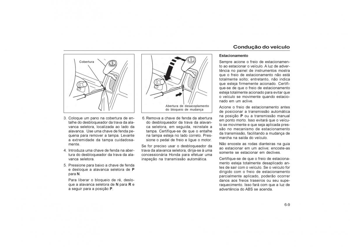 Honda CR V II 2 manual del propietario / page 117