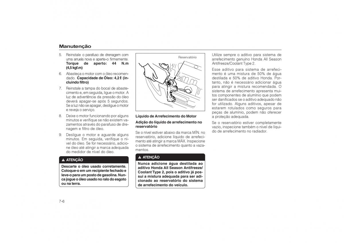 Honda CR V II 2 manual del propietario / page 128