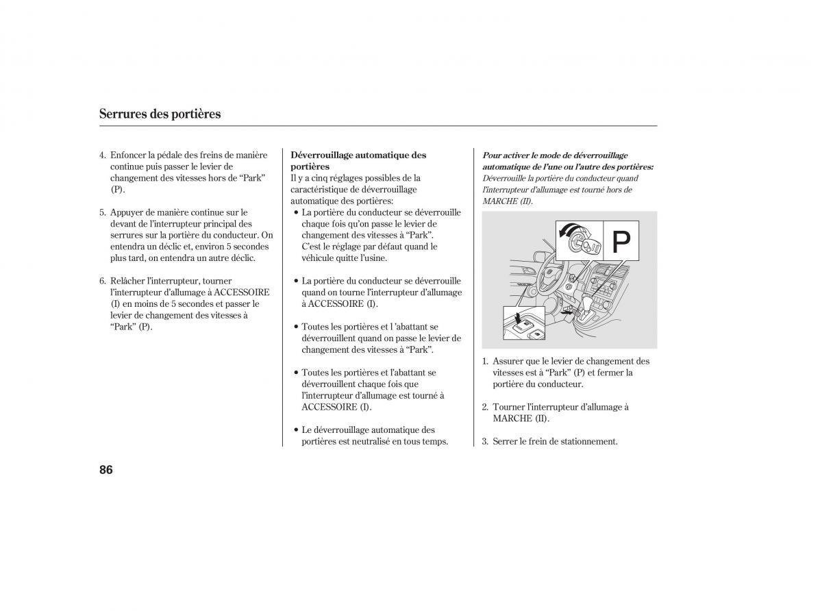 Honda CR V III 3 manuel du proprietaire / page 89