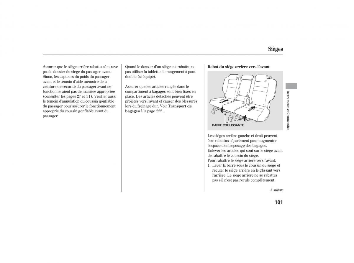 Honda CR V III 3 manuel du proprietaire / page 104