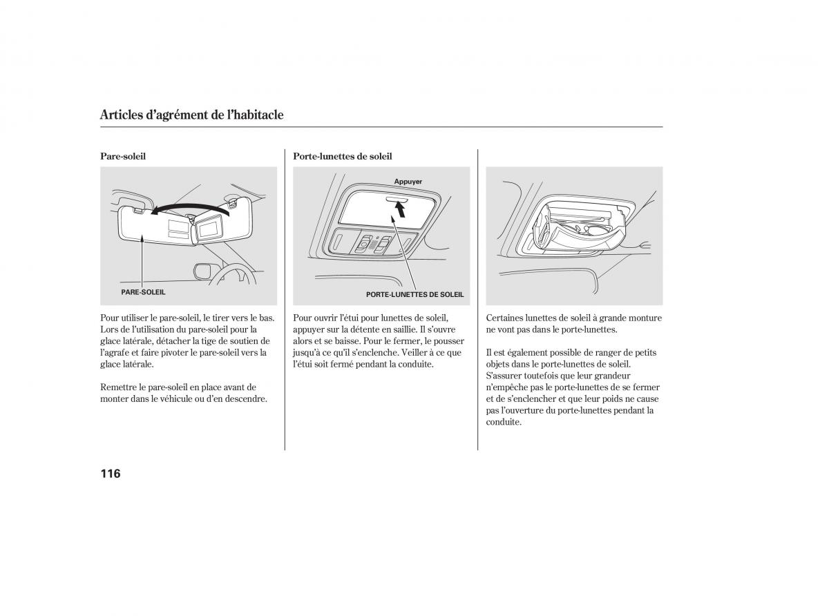 Honda CR V III 3 manuel du proprietaire / page 119