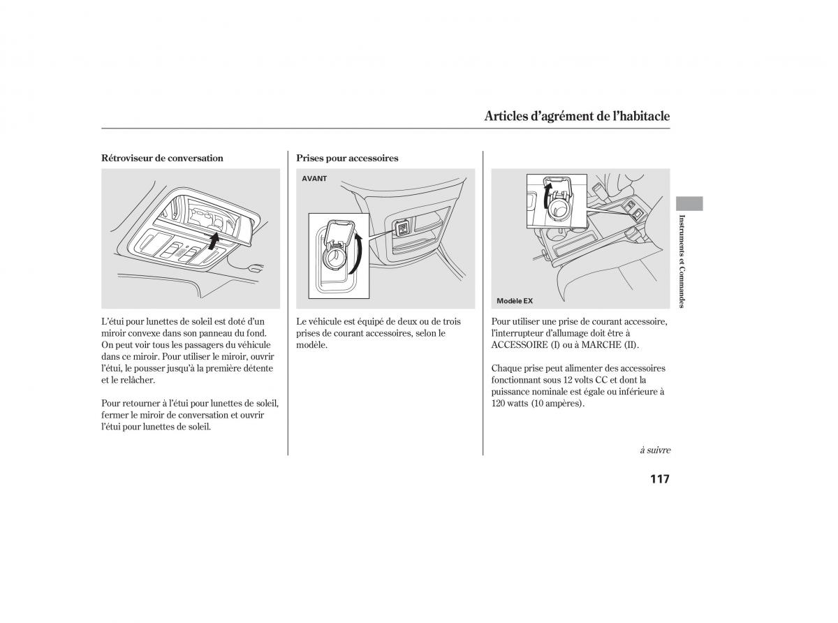 Honda CR V III 3 manuel du proprietaire / page 120