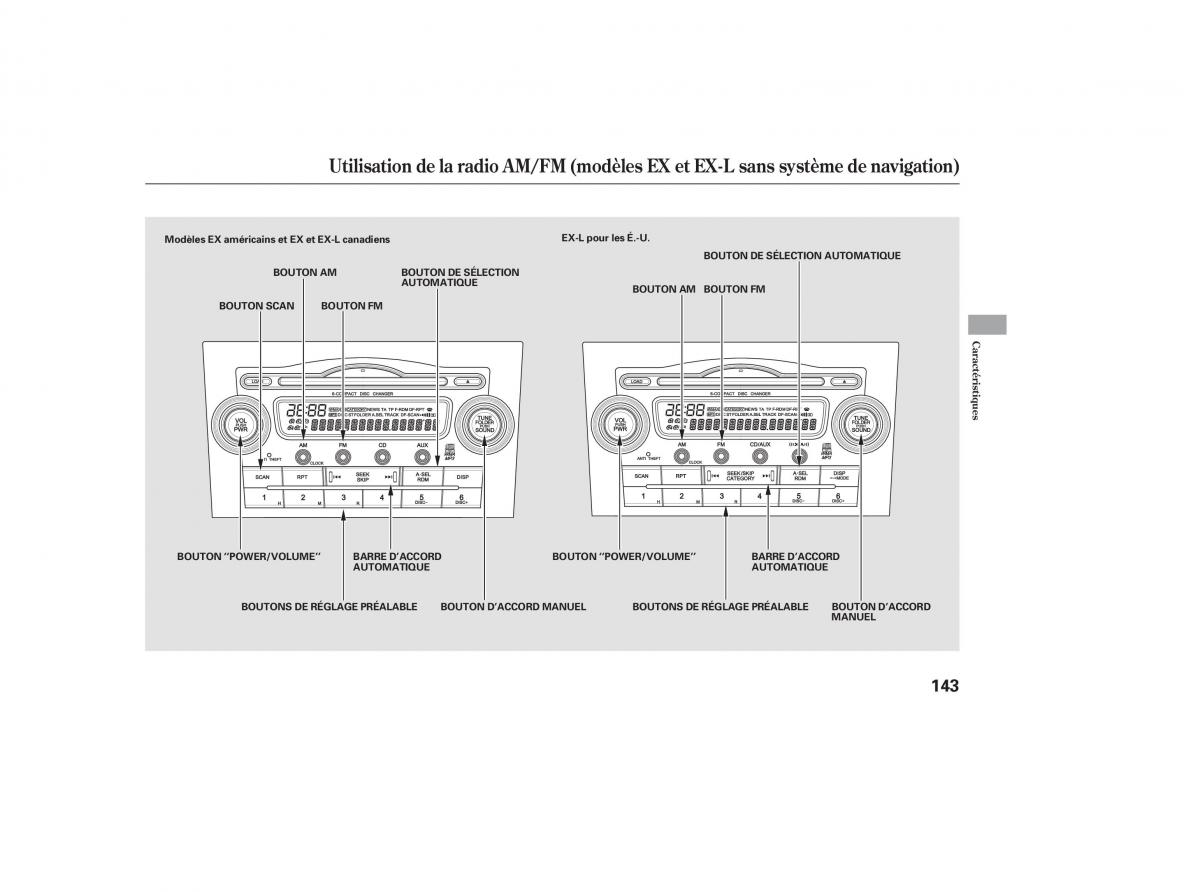 Honda CR V III 3 manuel du proprietaire / page 145