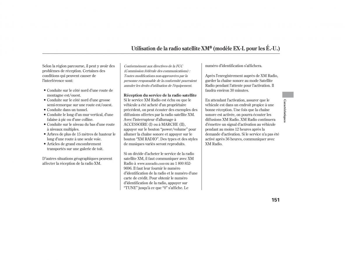 Honda CR V III 3 manuel du proprietaire / page 153