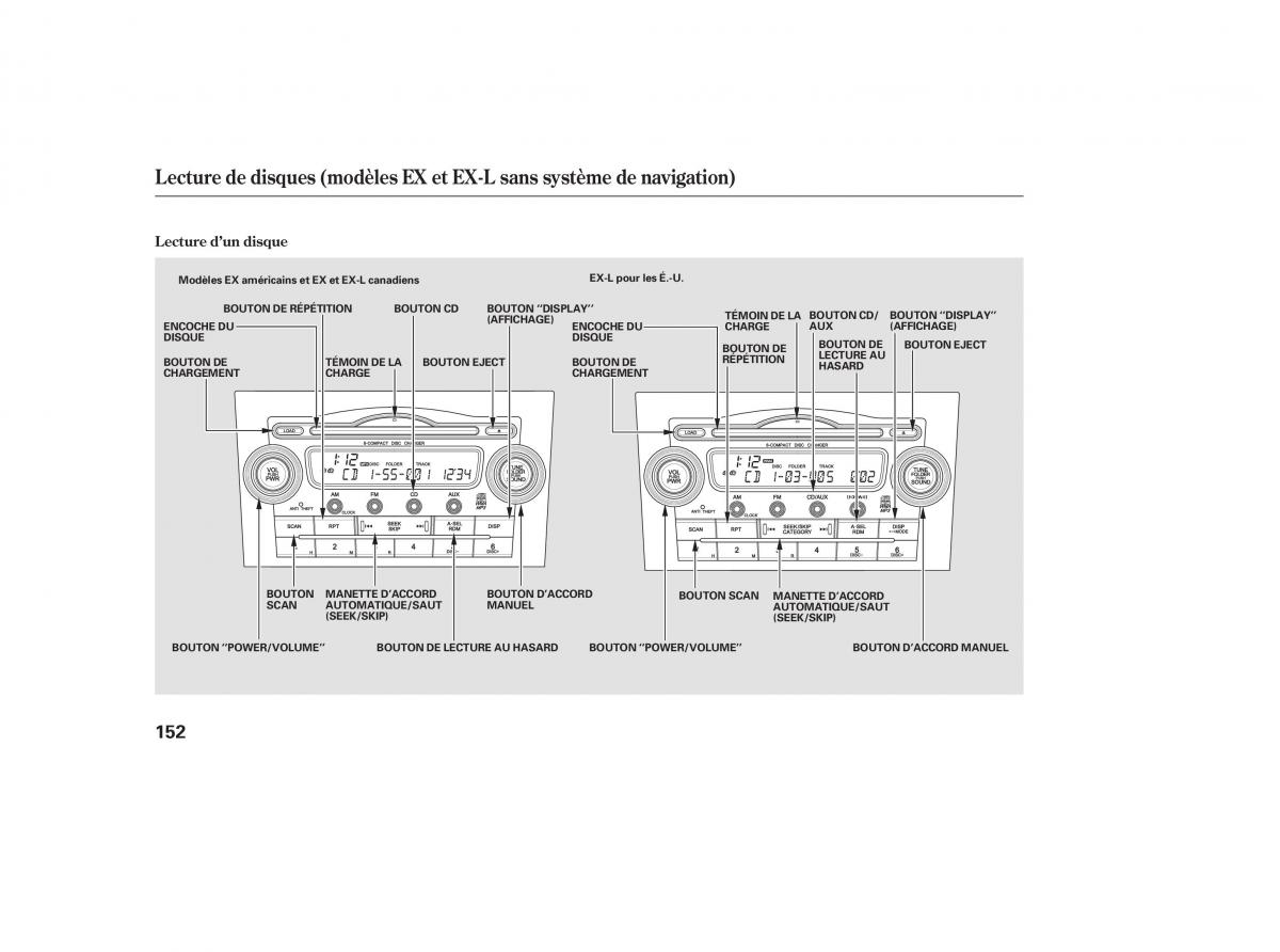 Honda CR V III 3 manuel du proprietaire / page 154