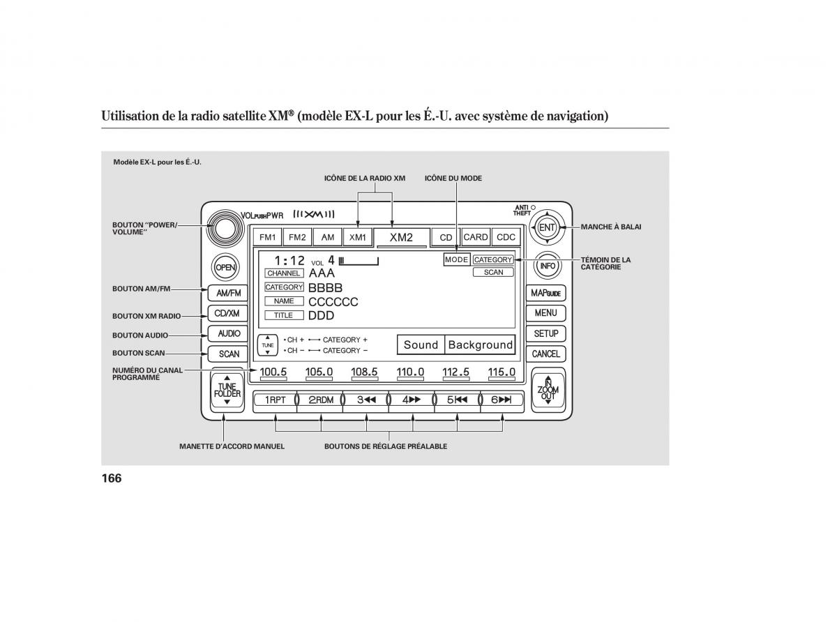 Honda CR V III 3 manuel du proprietaire / page 168