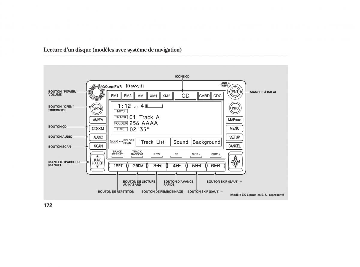 Honda CR V III 3 manuel du proprietaire / page 174