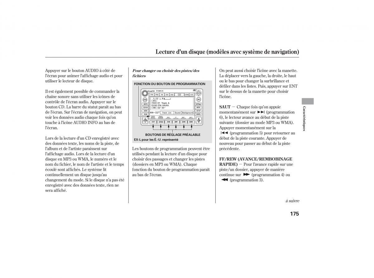 Honda CR V III 3 manuel du proprietaire / page 177