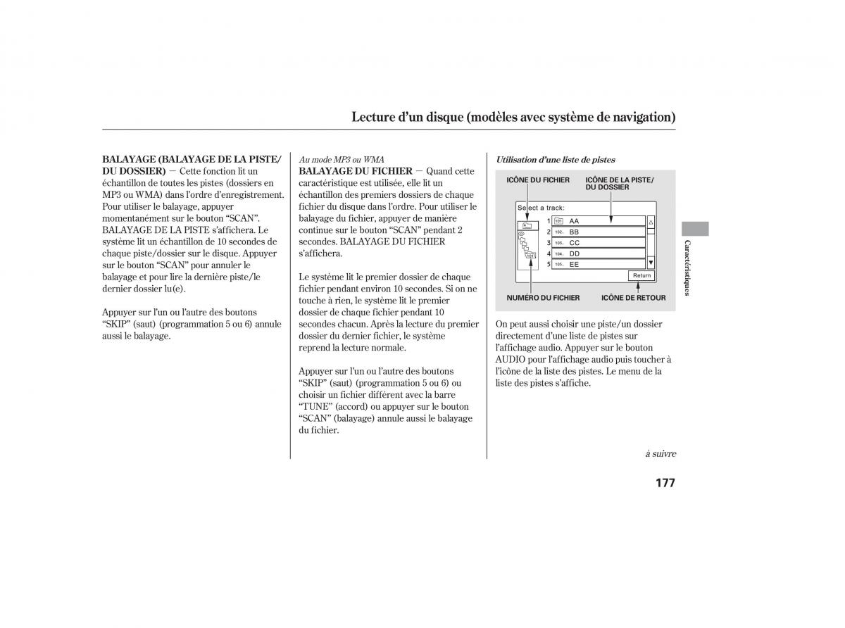 Honda CR V III 3 manuel du proprietaire / page 179