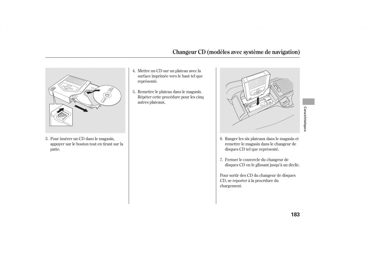 Honda CR V III 3 manuel du proprietaire / page 185