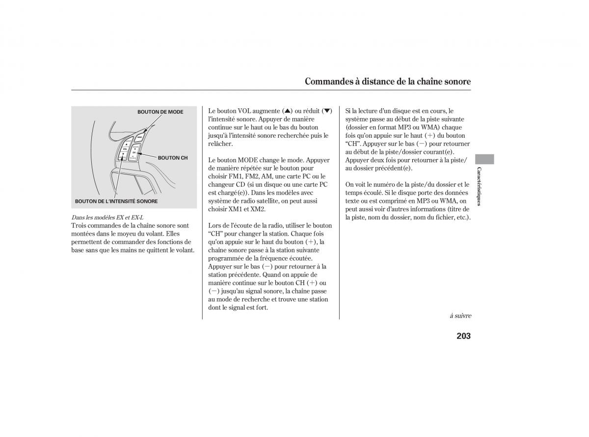 Honda CR V III 3 manuel du proprietaire / page 205