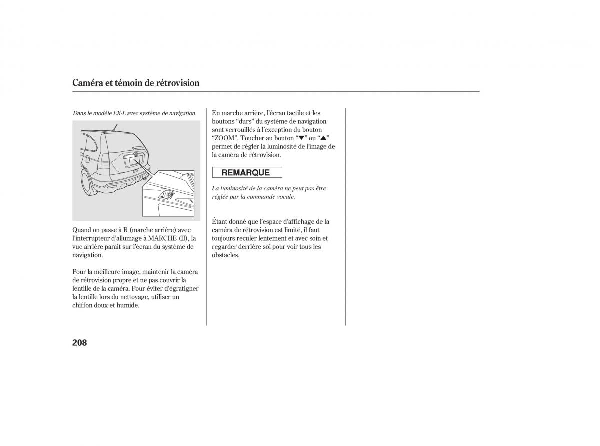 Honda CR V III 3 manuel du proprietaire / page 210