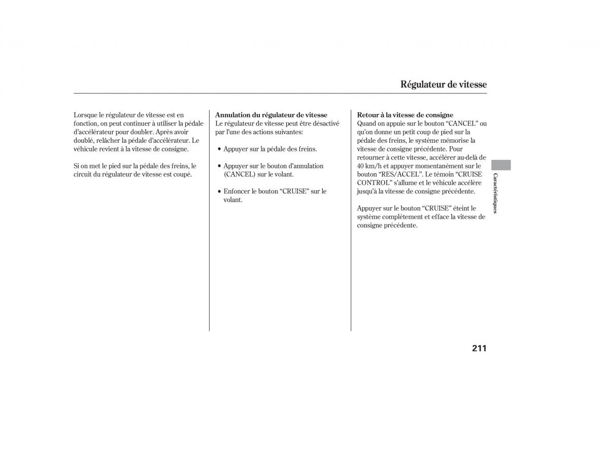 Honda CR V III 3 manuel du proprietaire / page 213