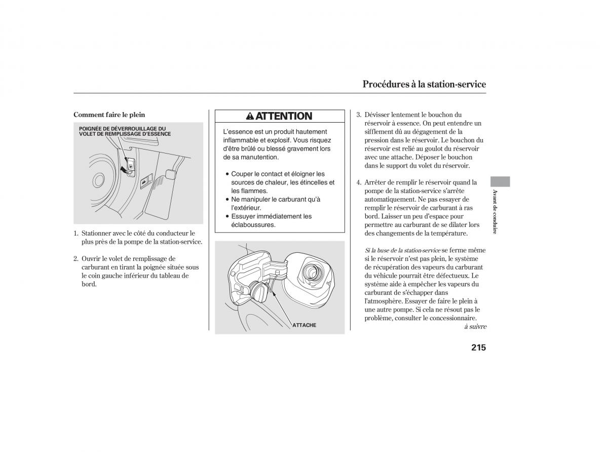 Honda CR V III 3 manuel du proprietaire / page 216