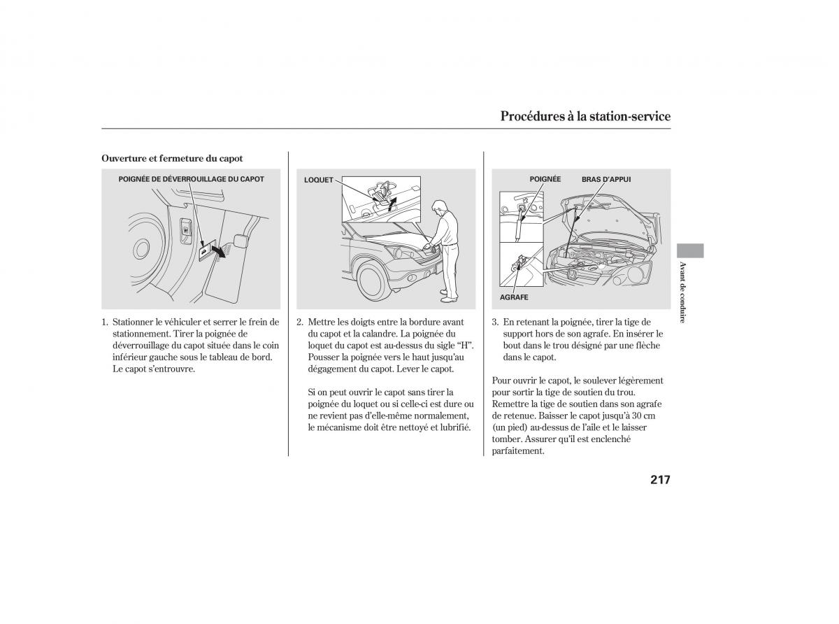 Honda CR V III 3 manuel du proprietaire / page 218