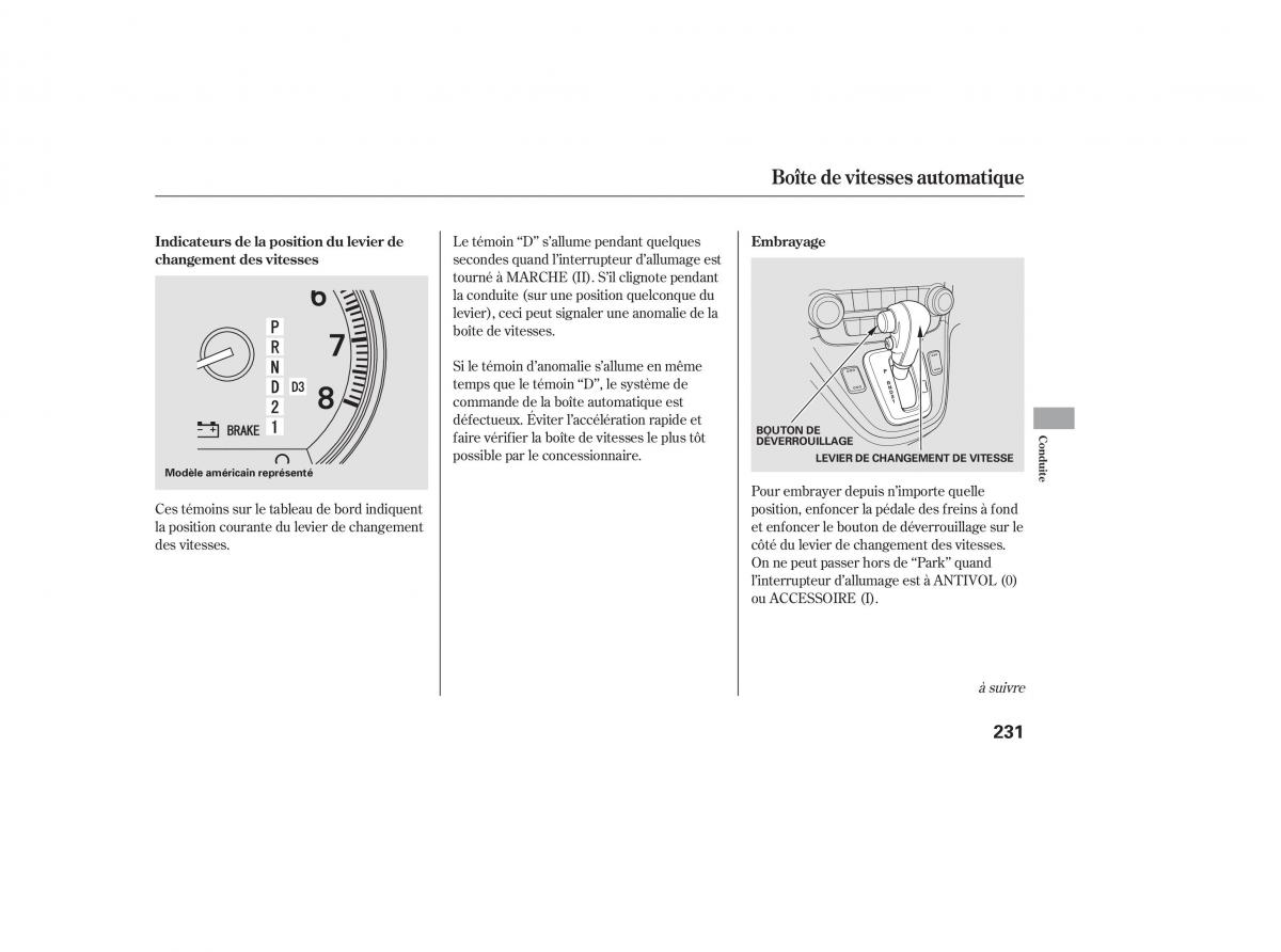 Honda CR V III 3 manuel du proprietaire / page 231