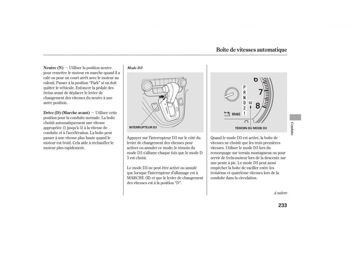 Honda CR V III 3 manuel du proprietaire / page 233