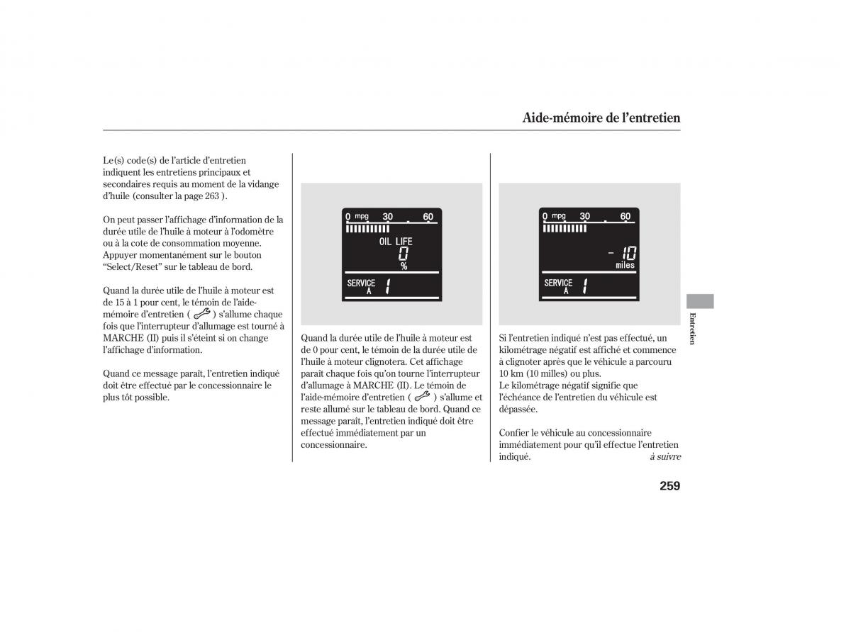 Honda CR V III 3 manuel du proprietaire / page 258