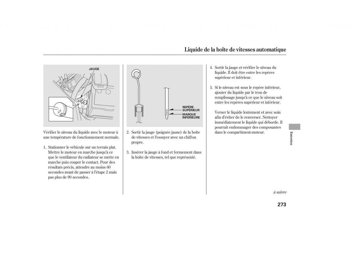 Honda CR V III 3 manuel du proprietaire / page 272