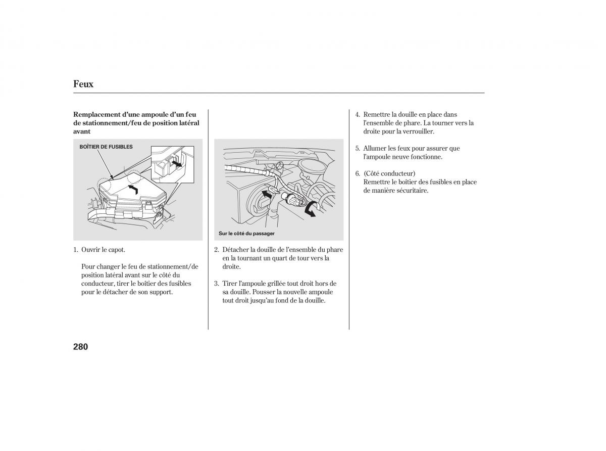 Honda CR V III 3 manuel du proprietaire / page 279