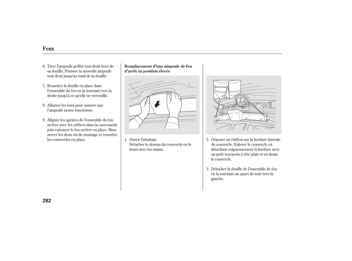 Honda CR V III 3 manuel du proprietaire / page 281