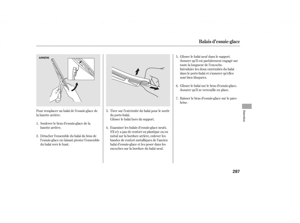 Honda CR V III 3 manuel du proprietaire / page 286