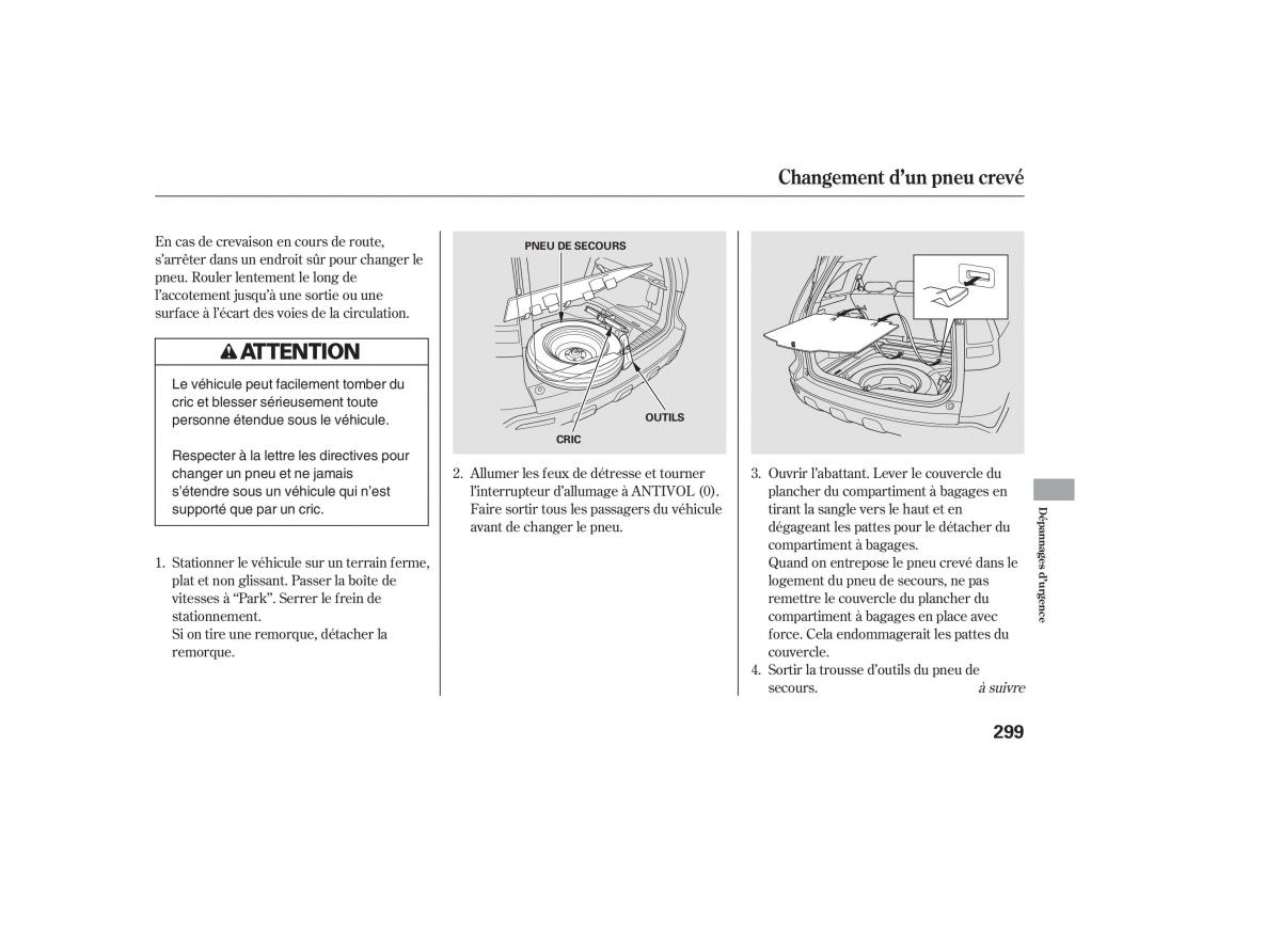 Honda CR V III 3 manuel du proprietaire / page 297