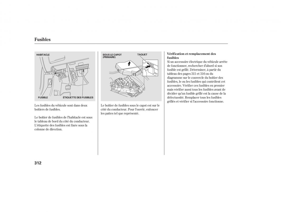 Honda CR V III 3 manuel du proprietaire / page 310